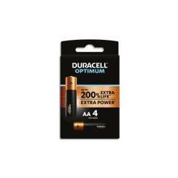 DURACELL OPTIMUM 200 PILA ALCALINA AA LR6 BLISTER X4