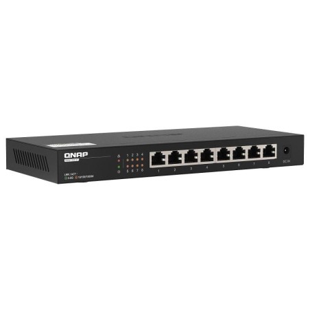 QNAP SWITCH NO GESTIONADO 8 PUERTOS 2.5 GBE QSW-1108-8T Actualice su red a la conectividad 2,5GbE al instante