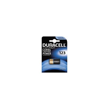 DURACELL ULTRA DRB123A PILA LITIO FOTO CR123A 3V BLISTER*1