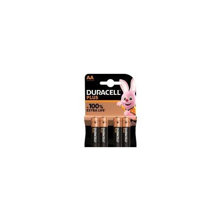 DURACELL PLUS POWER 100 PILA ALCALINA AA LR6 BLISTER 4UND