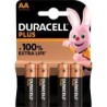 DURACELL PLUS POWER 100 PILA ALCALINA AA LR6 BLISTER 4UND