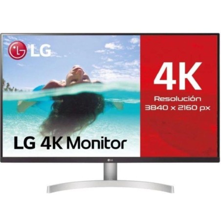 LG MONITOR ULTRAFINO 32UN500P-W 4K BLANCO HDMI / DP / 4MS / VESA/ 31.5