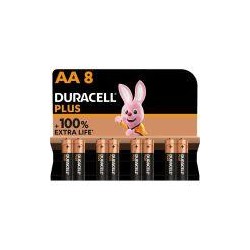 DURACELL PLUS POWER 100 PILA ALCALINA AA LR6 BLISTER 8UD