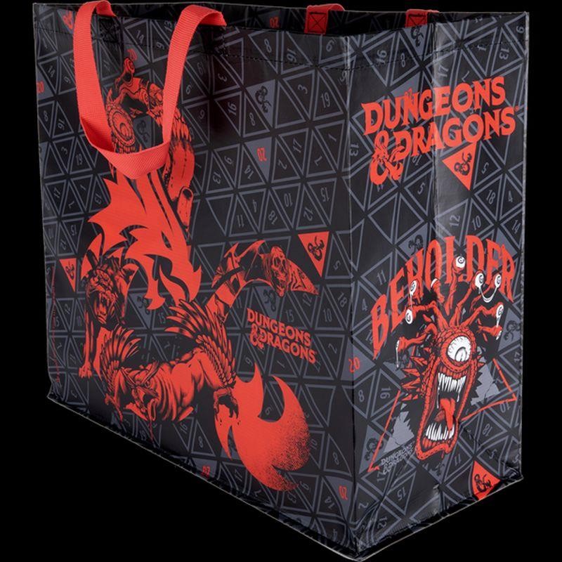 KONIX BOLSA REUTILIZABLE DUNGEONS & DRAGONS NEGRA