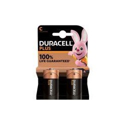 DURACELL PLUS POWER 100 PILA ALCALINA C LR14 BLISTER 2UD