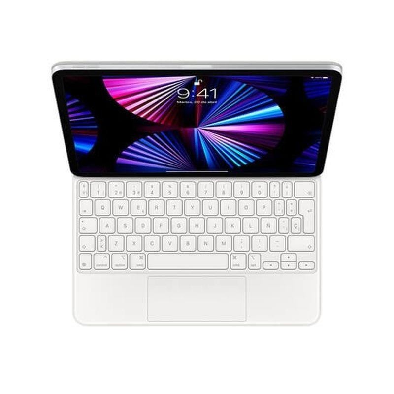 APPLE TECLADO MAGIC KEYBOARD BLANCO MJQJ3Y/A PARA IPAD PRO 11 3 Y 4 GENERACIÓN