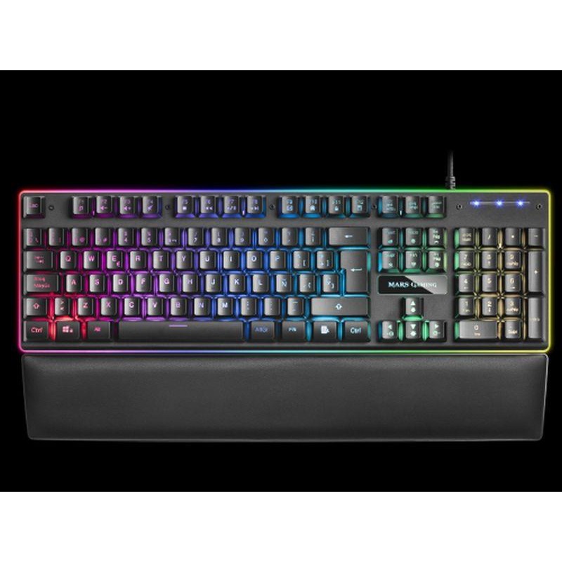 MARS GAMING TECLADO H-MECANICO RED MK320ES RGB