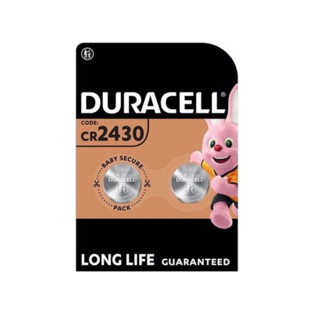 DURACELL PILA BOTON LITIO CR2430 3V BLISTER*2