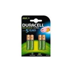 DURACELL DUR20382 PAQUETE DE 4 PILAS RECARGABLE ULTRA 900MAH AAA