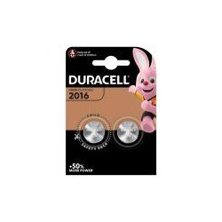 DURACELL PILA BOTON LITIO CR2016 3V BLISTER*2