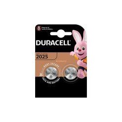 DURACELL PILA BOTON LITIO CR2025 3V BLISTER*2