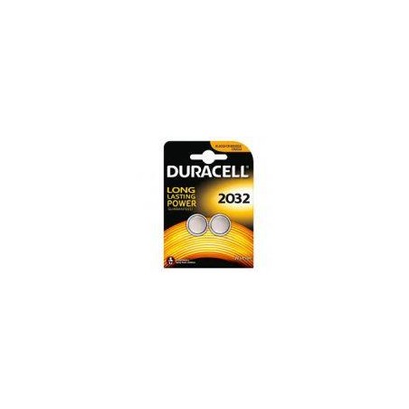 DURACELL DUR20392 PACK DE 2 PILAS DE BOTÓN DE LITIO 2032 3V