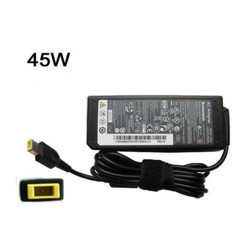 CARGADOR PARA PORTÁTIL LENOVO 45W 20V 2.25A CONECTOR RECTANGULAR