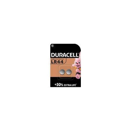 DURACELL PILA BOTON ALCALINA LR44 1,5V BLISTER*2