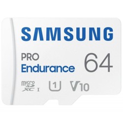 SAMSUNG TARJETA MICRO SD 64GB SDXC PRO ENDURANCE CLASE 10 CON ADAPTADOR A SD