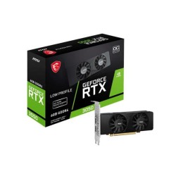 MSI TARJETA GRAFICA RTX 3050 LP 6GB OC 6 GB, GDDR6, 96 bit, 7680 x 4320 Pixeles, PCI Express x8 4.0