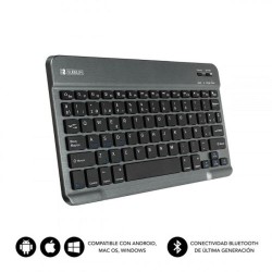 SUBBLIM TECLADO INALAMBRICO COMPACTO BLUETOOTH SMART GRIS