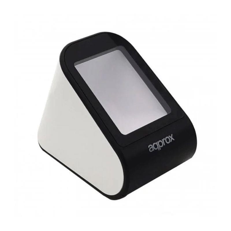 APPROX SCANNER DE CODIGO DE BARRA SOBREMESA APPLS20DESK 1D/2D ALTO BRILLO 5600K LEDs CONEXION USB