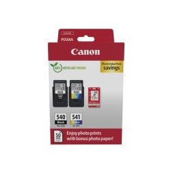 CANON CARTUCHO TINTA PG-540 + CL-541 + 50H PAPEL FOTOGRAFICO