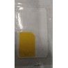 ROLLO DE ETIQUETA 64X38.10MM CUADRO AMARILLO + TOPO TRASERO ROLLOS DE 1000 ETIQUETAS