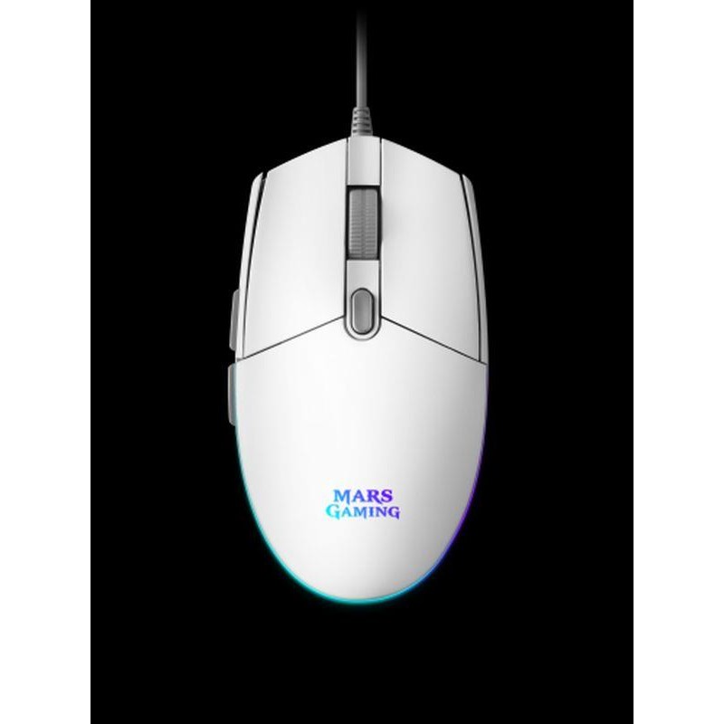 MARS GAMING RATON OPTICO 3200 DPI MMGW WHITE