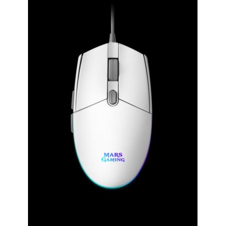 MARS GAMING RATON OPTICO 3200 DPI MMGW WHITE