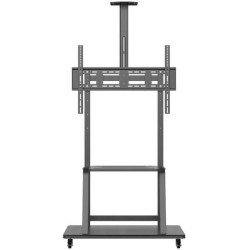 AISENS SOPORTE DE PIE INCLINABLE CON RUEDAS FT100E-135 PARA TV 37-100/ HASTA 150 KG