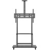 AISENS SOPORTE DE PIE INCLINABLE CON RUEDAS FT100E-135 PARA TV 37-100/ HASTA 150 KG