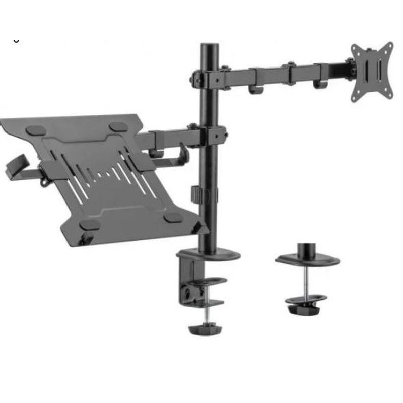 EWENT SOPORTE DE ESCRITOR PARA MONITOR Y PORTATIL HASTA 32 Y 8 KG