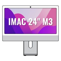 APPLE IMAC 24 M3 8 CORE CPU PLATA 8Gb/ 256Gb SSD/ 10-Core GPU