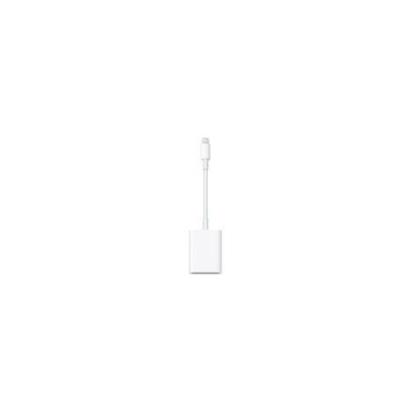 APPLE ADAPTADOR LIGHTNING A LECTOR TARJETAS SD APPLE BLANCO MJYT2ZM/A