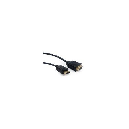 GEMBIRD CABLE ADAPTADOR DISPLAYPORT A VGA 1.8M NEGRO