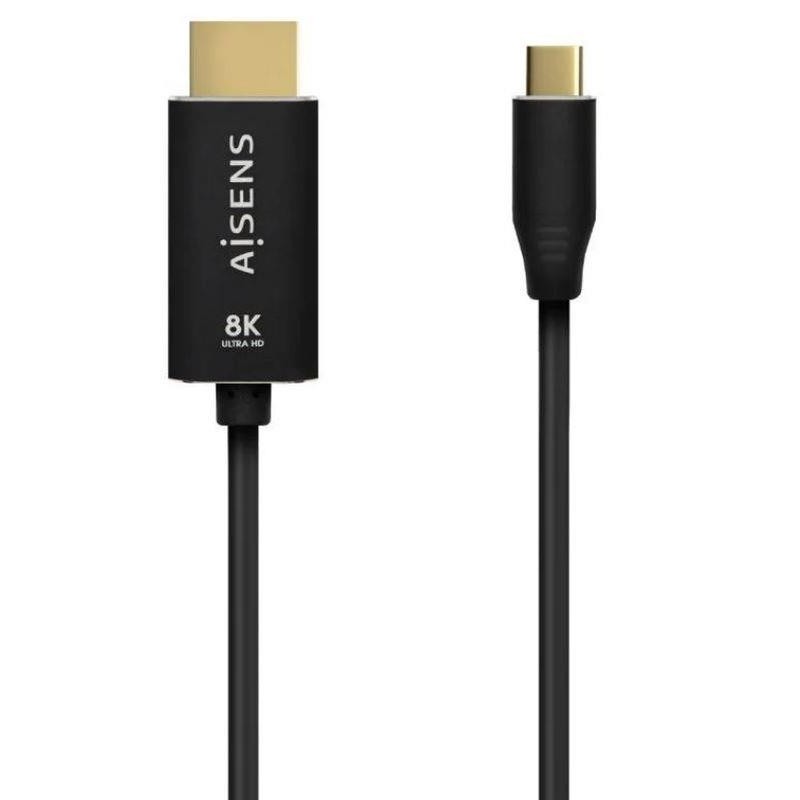 AISENS CABLE USB-C A HDMI 8K MACHO 1M/ NEGRO