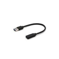 GEMBIRD CABLE ADAPTADOR USB 3.1 AM A USB-C NEGRO 10CM