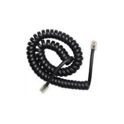 GEMBIRD CABLE TELEFONO ESPIRAL RJ10 4P4C 2M NEGRO