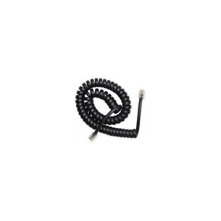 GEMBIRD CABLE TELEFONO ESPIRAL RJ10 4P4C 2M NEGRO