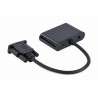 GEMBIRD ADAPTADOR VGA A HDMI+VGA 0.15M NEGRO