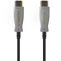 AISENS CABLE HDMI 3.0 AOC HDMI MACHO- HDMI MACHO/ 100M/ NEGRO