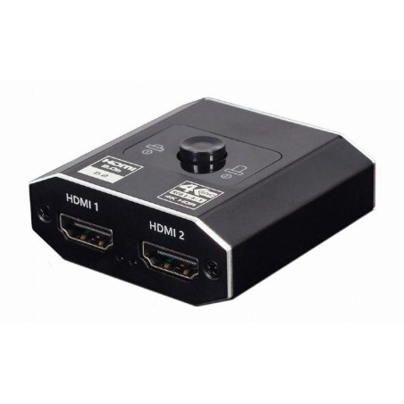 GEMBIRD SWITCH HDMI 2 PUERTOS NEGRO