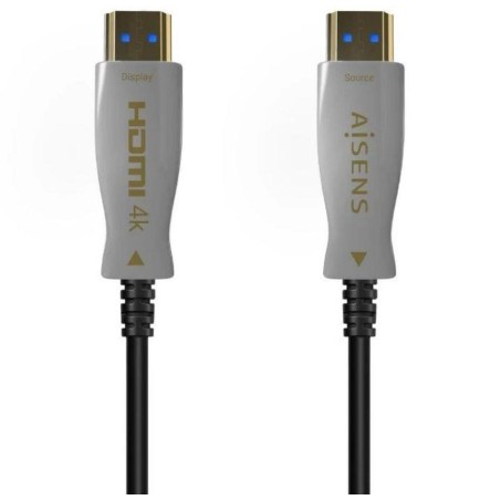 AISENS CABLE HDMI 3.0 AOC HDMI MACHO- HDMI MACHO/ 125M/ NEGRO