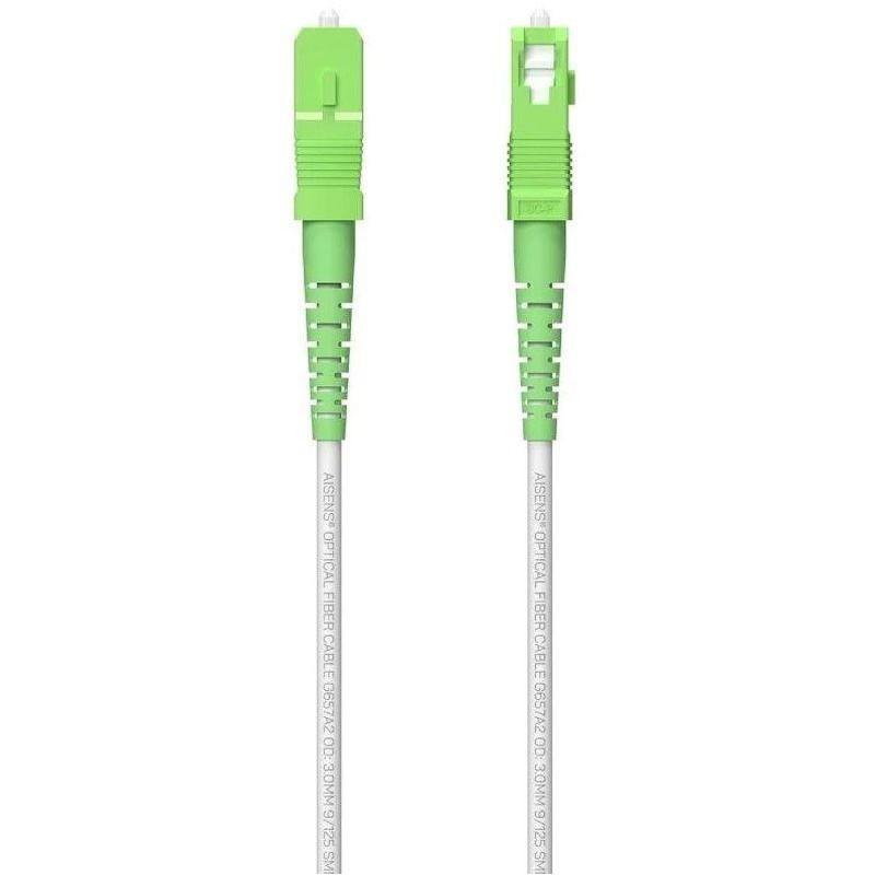 AISENS CABLE FIBRA OPTICO G657A2 3.0 200M BLANCO