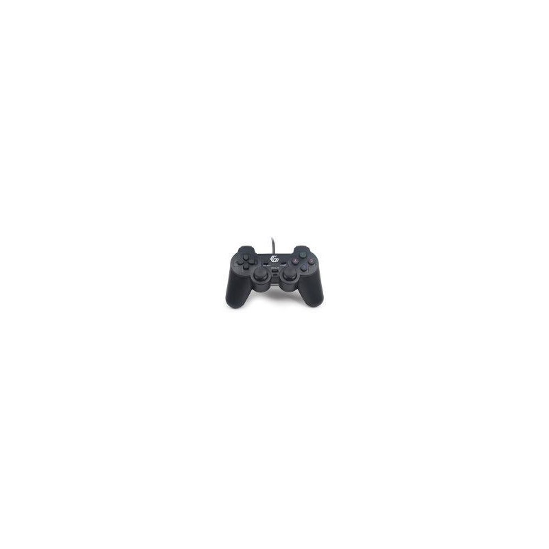 GEMBIRD GAMEPAD USB DE DOBLE VIBRACION NEGRO