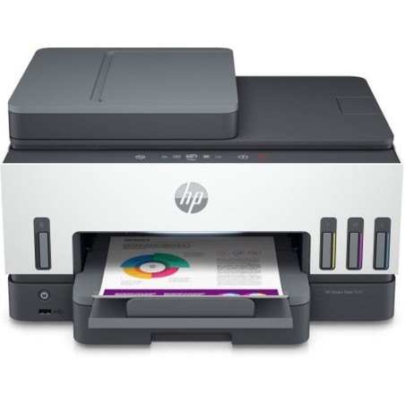 HP MULTIFUNCION SMART TANK 7605 WiFi/ FAX / DUPLEX DEPOSITOS RECARGABLES HP 32 - HP 32XL NEGRA / HP 31 C-M-Y