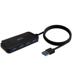 AISENS HUB USB DE USB 3.0 A 4 PUERTOS 3.0 A106-0714 60 CM