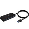 AISENS HUB USB DE USB 3.0 A 4 PUERTOS 3.0 A106-0714 60 CM