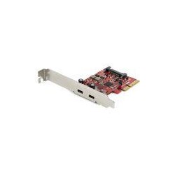 STARTECHCOM TARJETA PCI-E 2 PUIERTOS USB C 3.1 GEN 2 10GBPS