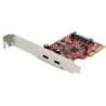 STARTECHCOM TARJETA PCI-E 2 PUIERTOS USB C 3.1 GEN 2 10GBPS