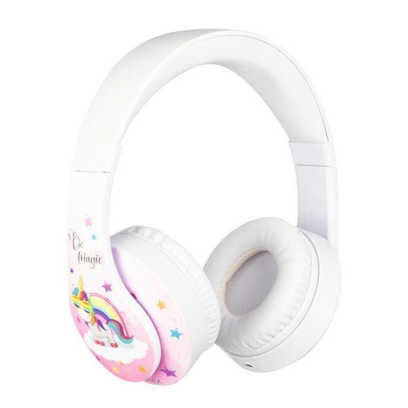 KONIX AURICULARES CON MICROFONO UNIK BE MAGIC Jack 3.5/ Blanco