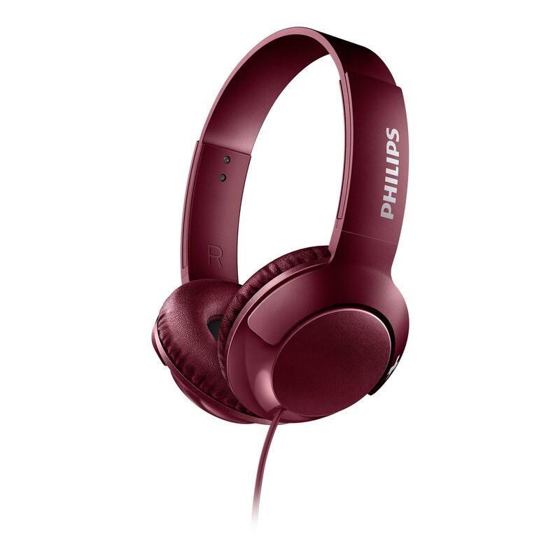 PHILIPS AURICULAR BASS + MICROFONO SHL3070RD ROJO