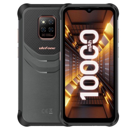 ULEFONE SMARTPHONE RUGERIZADO ARMOR 14 PRO NEGRO OC 2.0GHZ/128GB ROM/6GB RAM/20MP+2MP/5180MHA/IP68/4G/6.52 HD Con protección cer